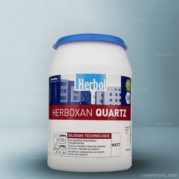 HERBOL HERBOXAN QUARTZ Idropittura acril-silossanica con inerti riempitivi