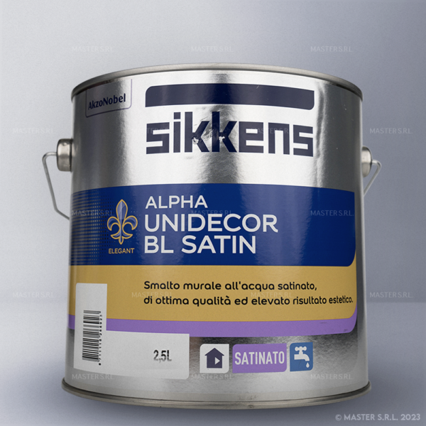 SIKKENS ALPHA UNIDECOR BL SATIN Finitura a smalto all’acqua satinata