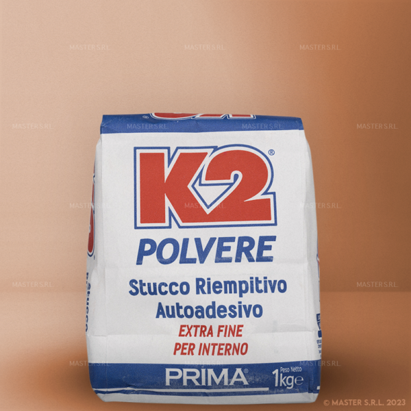K2 Polvere Stucco Riempitivo Autoadesivo Extra Fine per Interno
