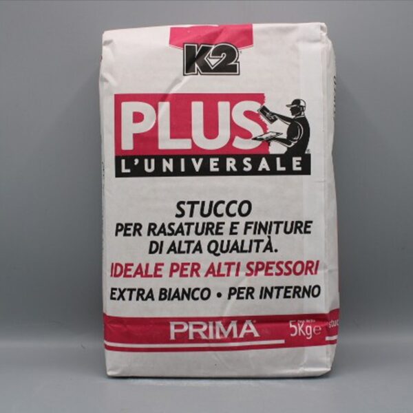 STUCCO K2 PLUS L'Universale Stucco per Rasature e Finiture